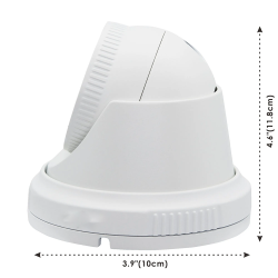 Camera Ip Dome - 4.0MP - POE+MIC Sở Hửu Tầm Xa Hồng Ngoại 25 Met thumb