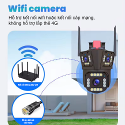 Camera Wifi 3 mắt thông minh với góc nhìn 105 độ thumb