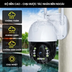 Camera Wifi IP Care - PTZ Ngoài trời có màu ban đêm thumb