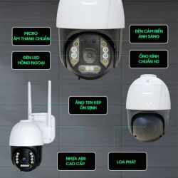 Camera Wifi IP Care - PTZ Ngoài trời có màu ban đêm thumb