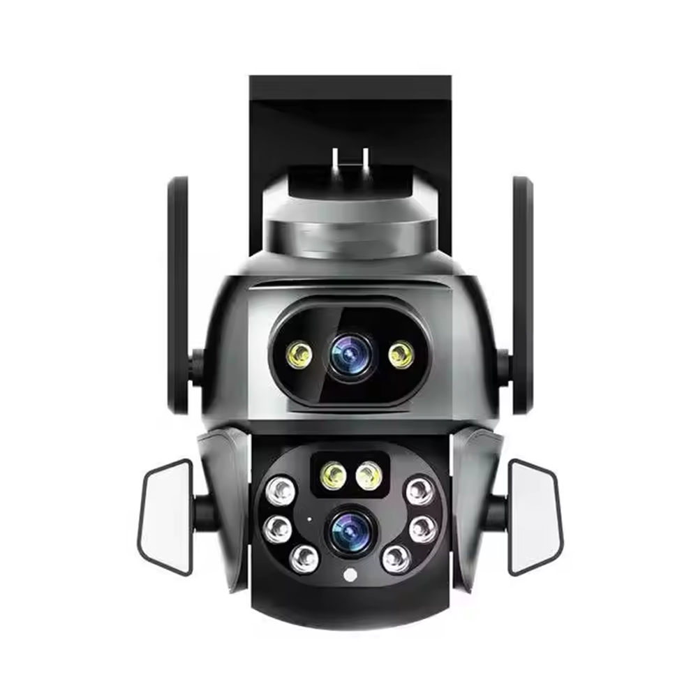 Camera Wifi Ngoài trời 2 Mắt, hỗ trợ màu ban đêm