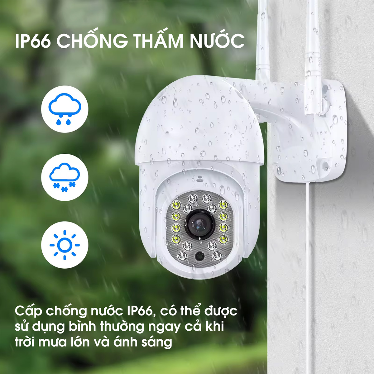 Camera Wifi Tuya Smart Ngoài Trời