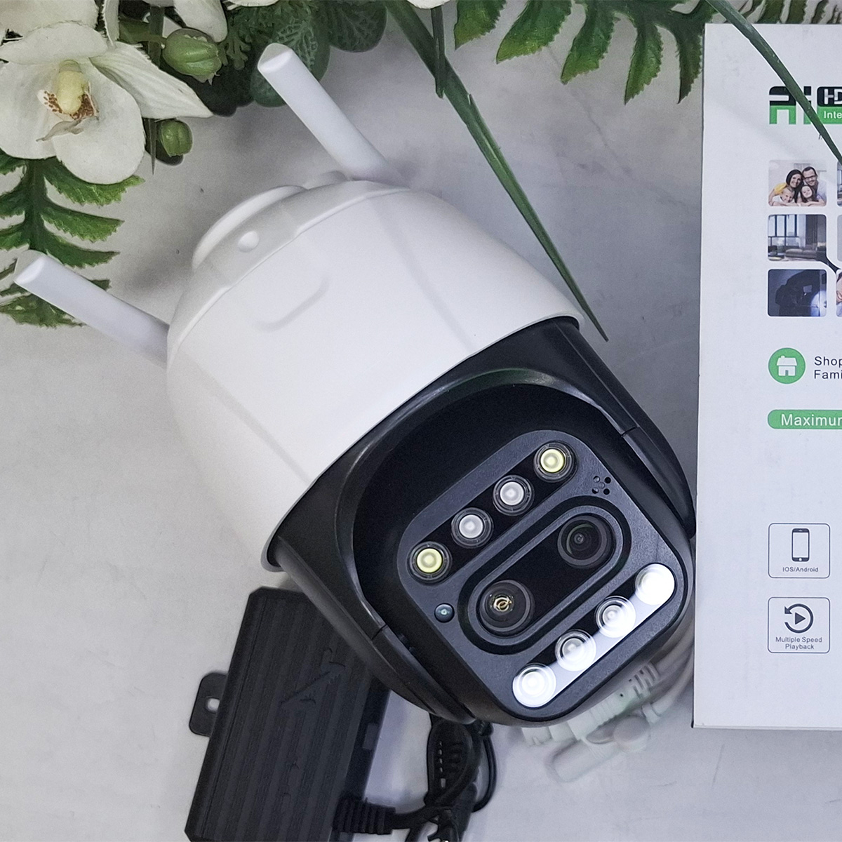 Camera Wifi Dạng PTZ Với khả năng Zoom 10X